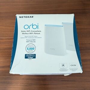 Netgear RBK50 Orbi AC3000 Tri-Band Home WiFi System New Open Box